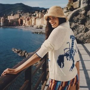 COPY - Maeve Lobster Cardigan Sweater XL